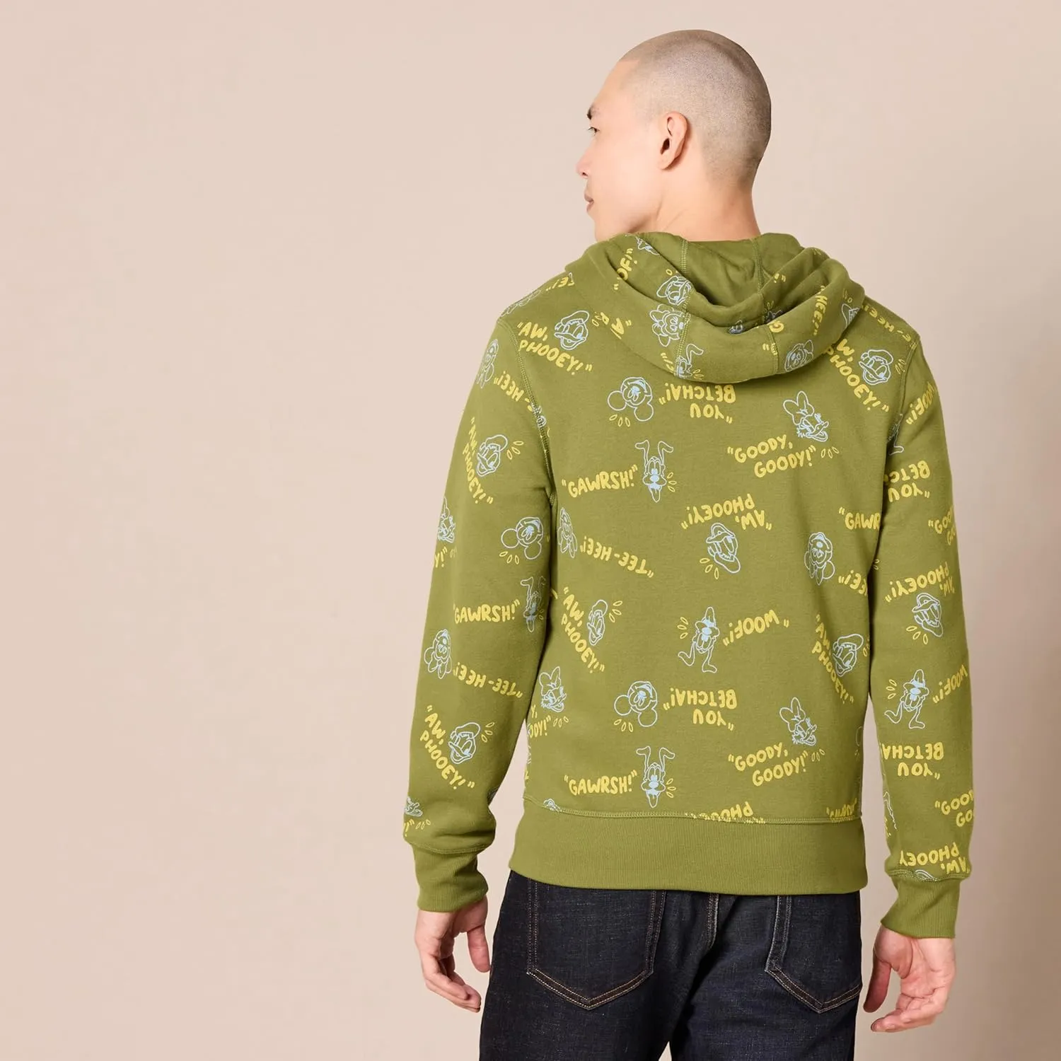Amazon Essentials Disney | Marvel | Star Wars Men's Fleece Full-Zip Hoodie Sweatshirts (Available in Big & Tall)