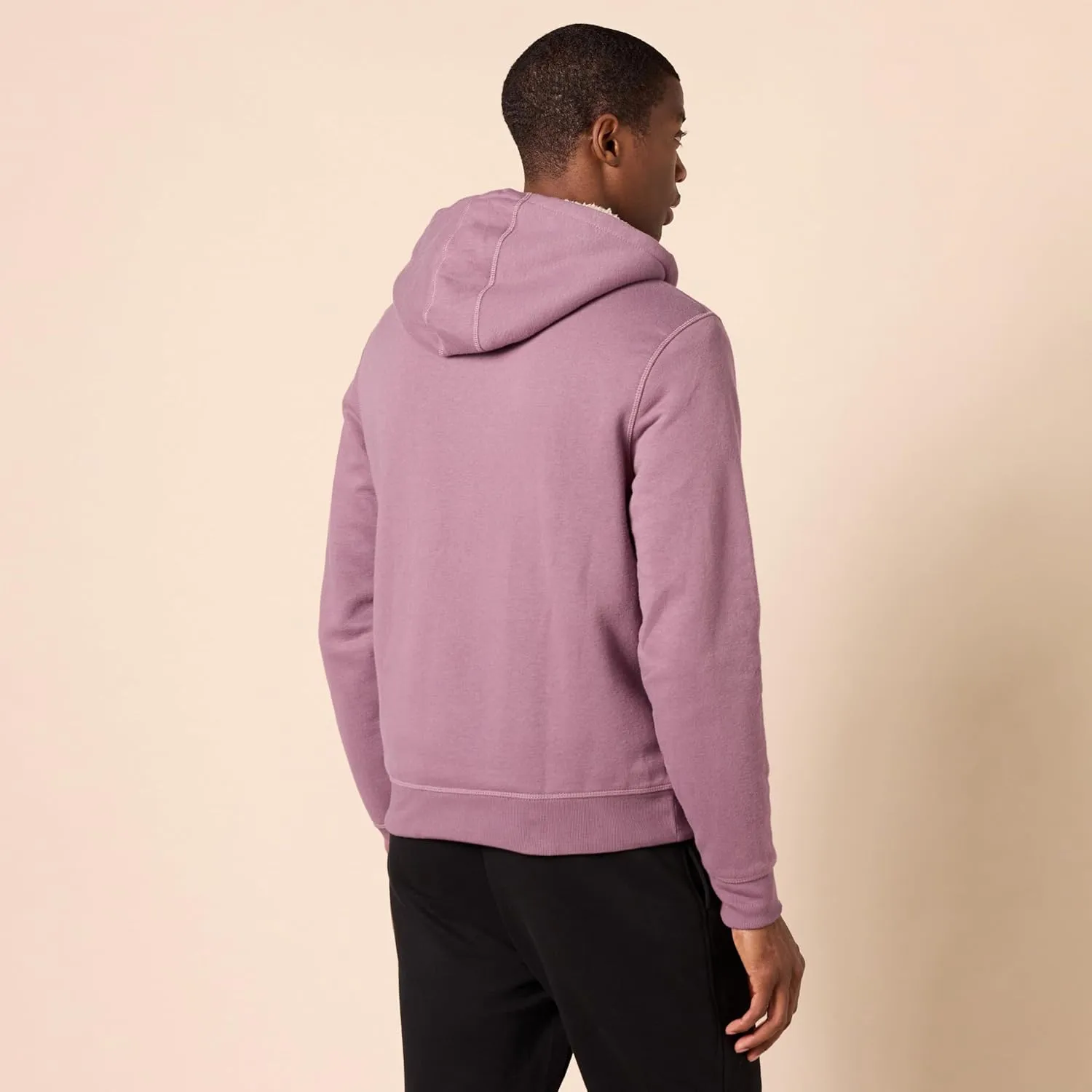 Amazon Essentials Disney | Marvel | Star Wars Men's Sherpa-Lined Full-Zip Hoodie Sweatshirts