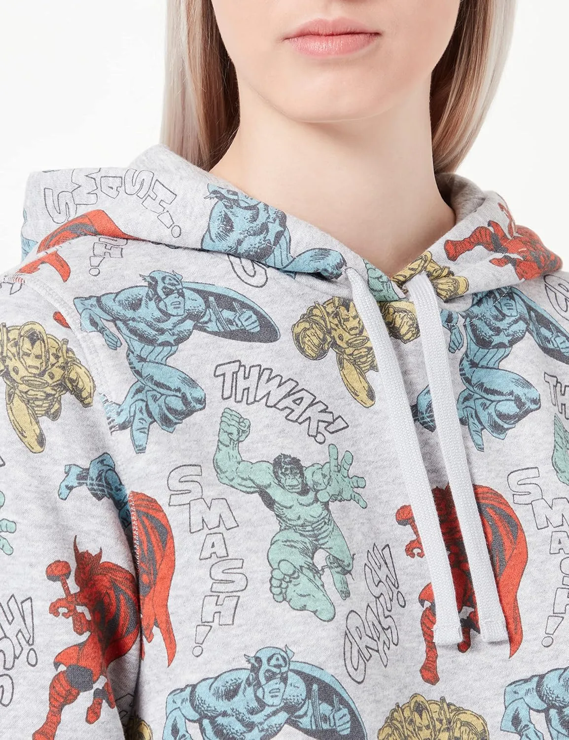Amazon Essentials Disney | Marvel | Star Wars | Princess Women's Fleece Pullover Hoodie Sweatshirts (Available in Plus Size)