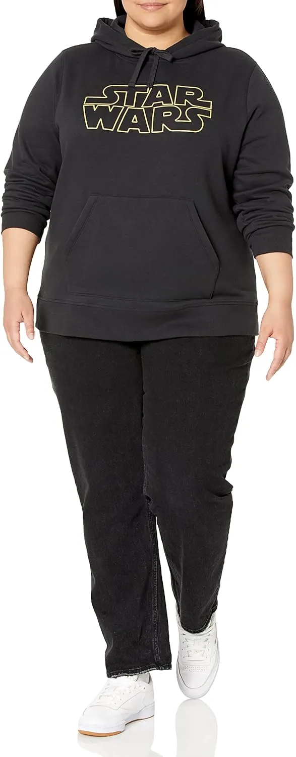 Amazon Essentials Disney | Marvel | Star Wars | Princess Women's Fleece Pullover Hoodie Sweatshirts (Available in Plus Size)