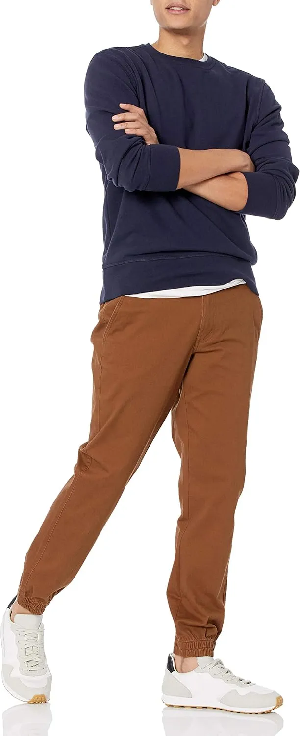 Amazon Essentials Joggers for Men, Cotton, Slim-Fit, Comfortable, Stylish
