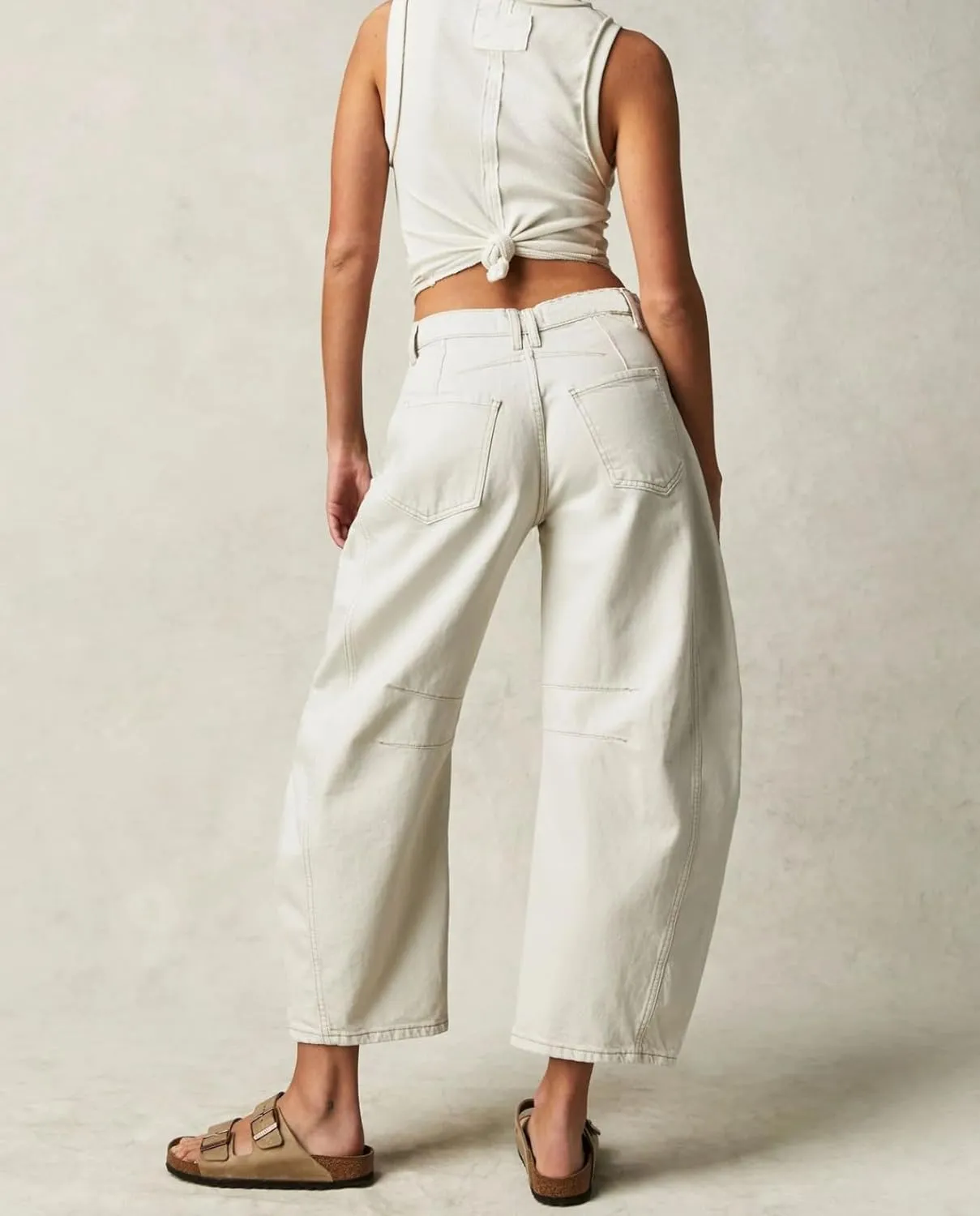 Barrel Jeans Women Baggy Boyfriend Wide Leg High Waist Midrise Button Fly Y2k Cargo Fall 2024