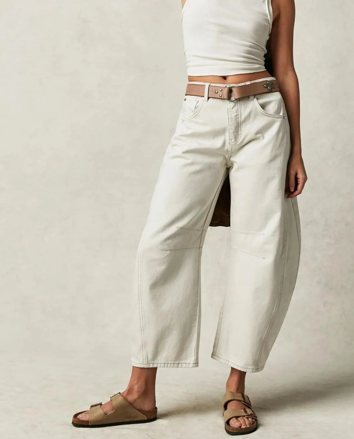 Barrel Jeans Women Baggy Boyfriend Wide Leg High Waist Midrise Button Fly Y2k Cargo Fall 2024