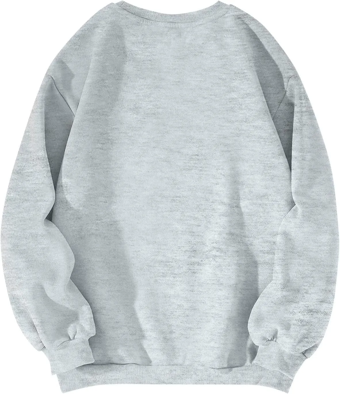 Bow Print Crewneck Sweatshirts Women Baggy Comfy Casual Fleece Oversized Sweatshirts Trendy Valentines Pullover Tops