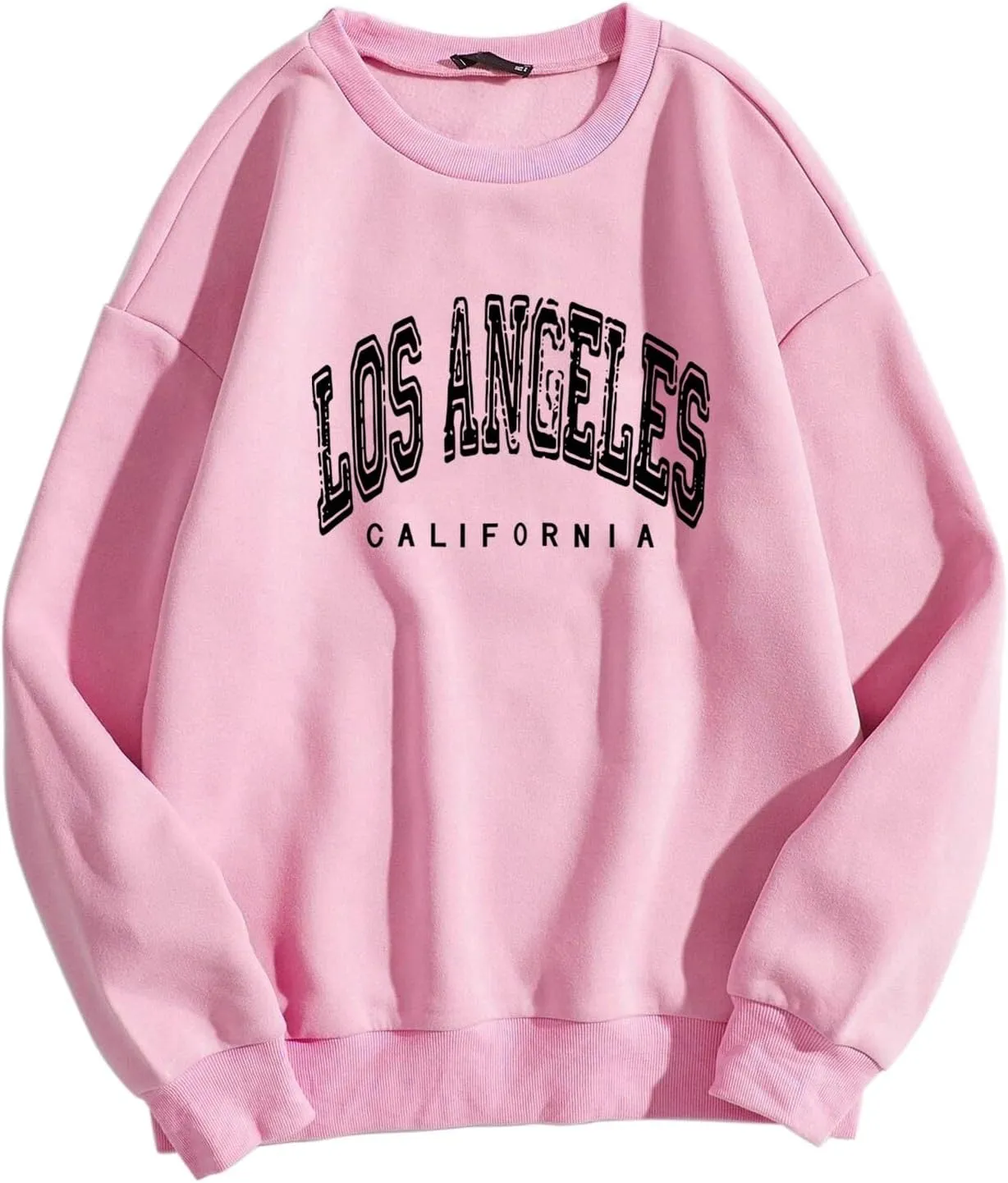 California Sweatshirts for Women Crewneck Letter Graphic Vacation Shirt Long Sleeve Sweatshirts
