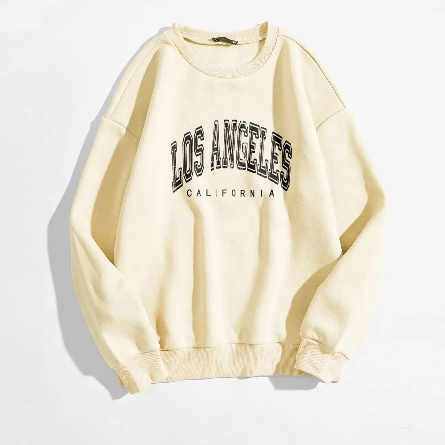 California Sweatshirts for Women Crewneck Letter Graphic Vacation Shirt Long Sleeve Sweatshirts