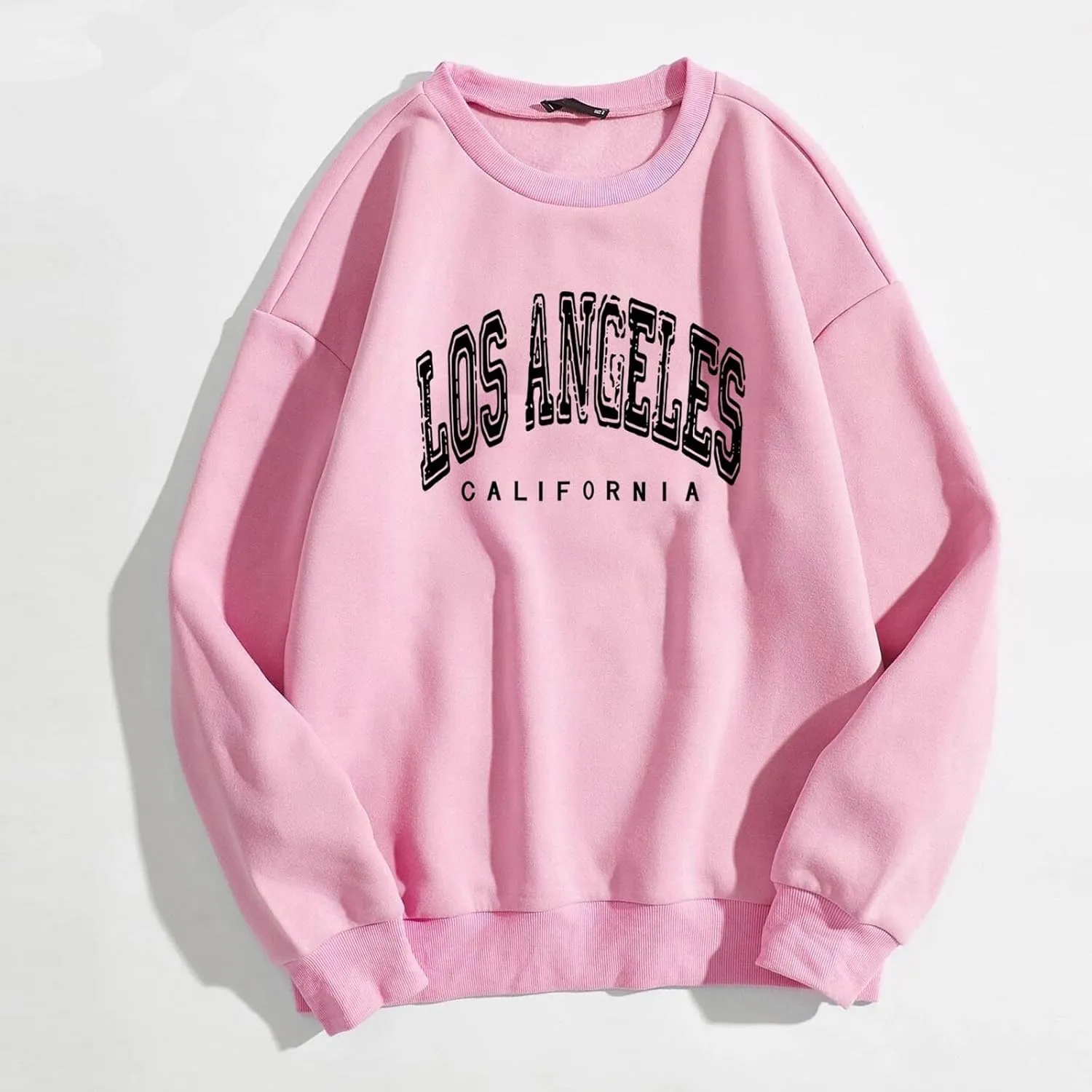 California Sweatshirts for Women Crewneck Letter Graphic Vacation Shirt Long Sleeve Sweatshirts