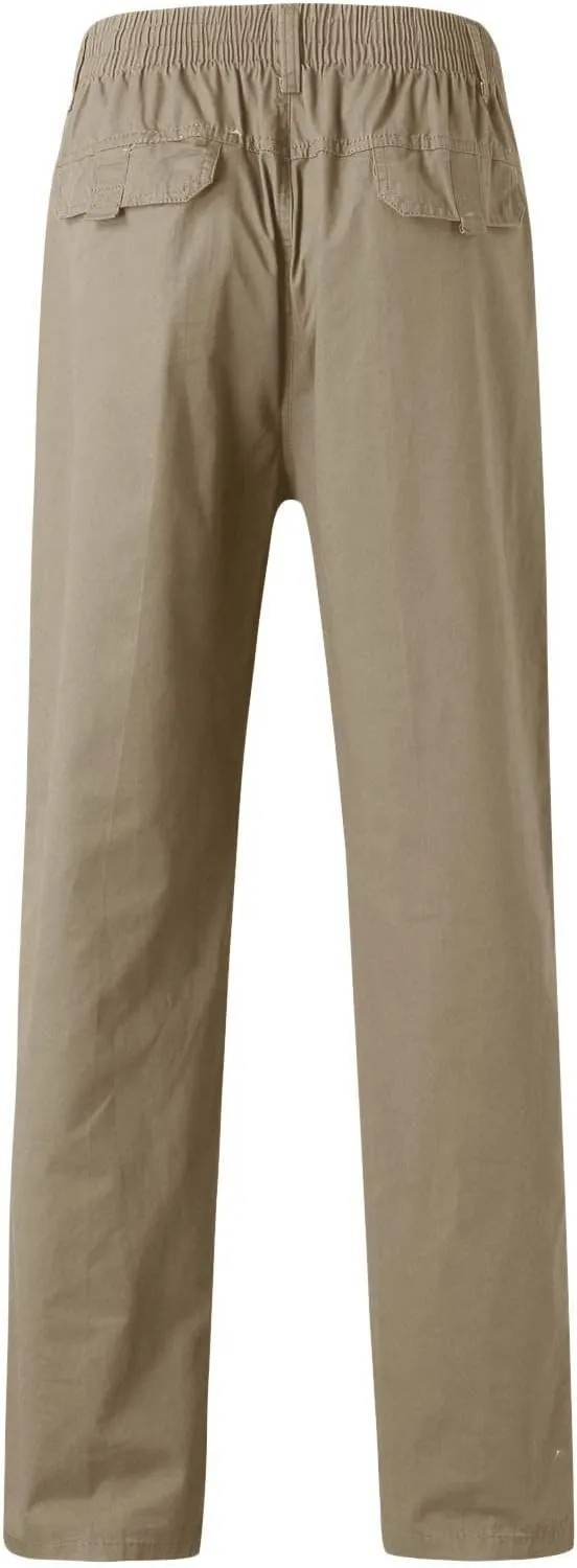Cargo Pants for Men Baggy Casual Joggers Slim Fit Trousers Sweatpants 2023 Men's Heavyweight Cargo Fleece Sweatpants