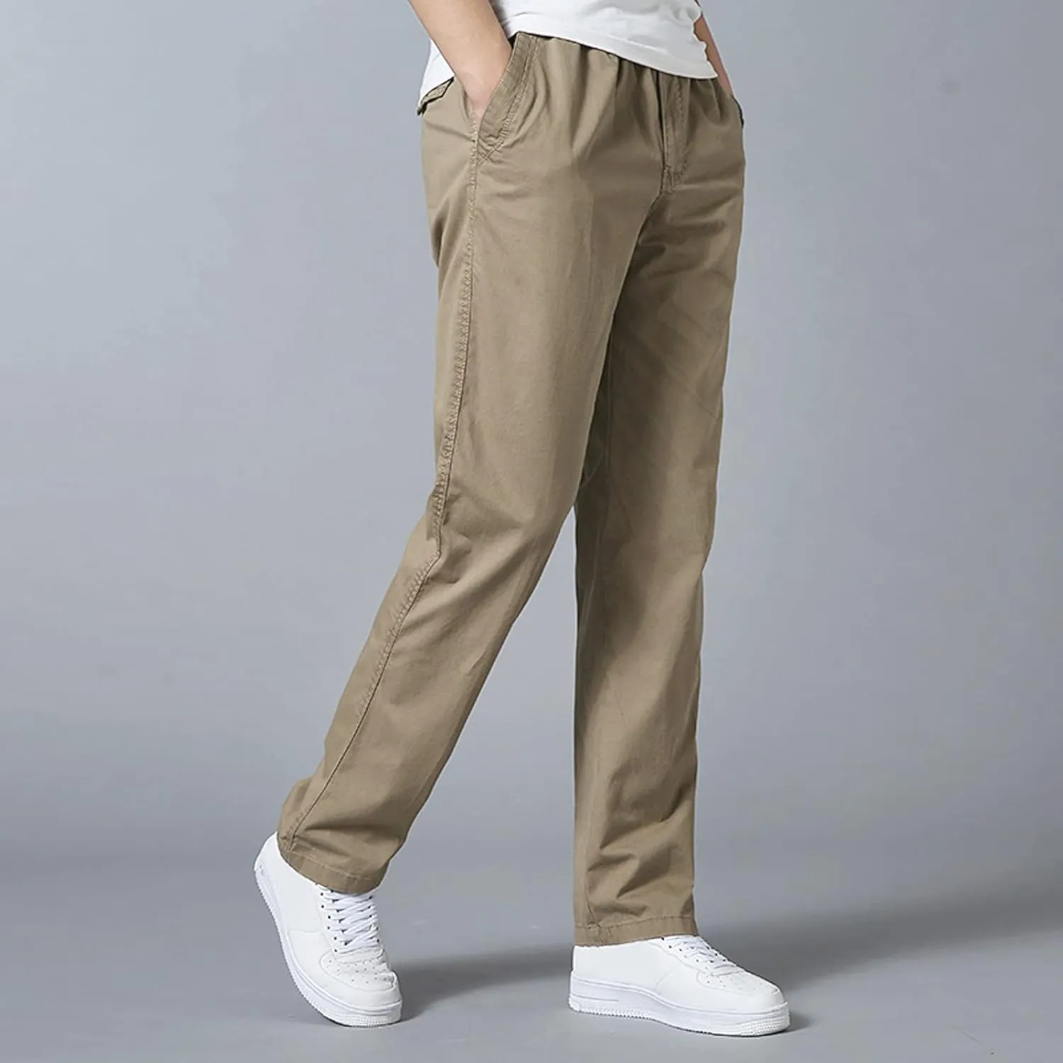 Cargo Pants for Men Baggy Casual Joggers Slim Fit Trousers Sweatpants 2023 Men's Heavyweight Cargo Fleece Sweatpants
