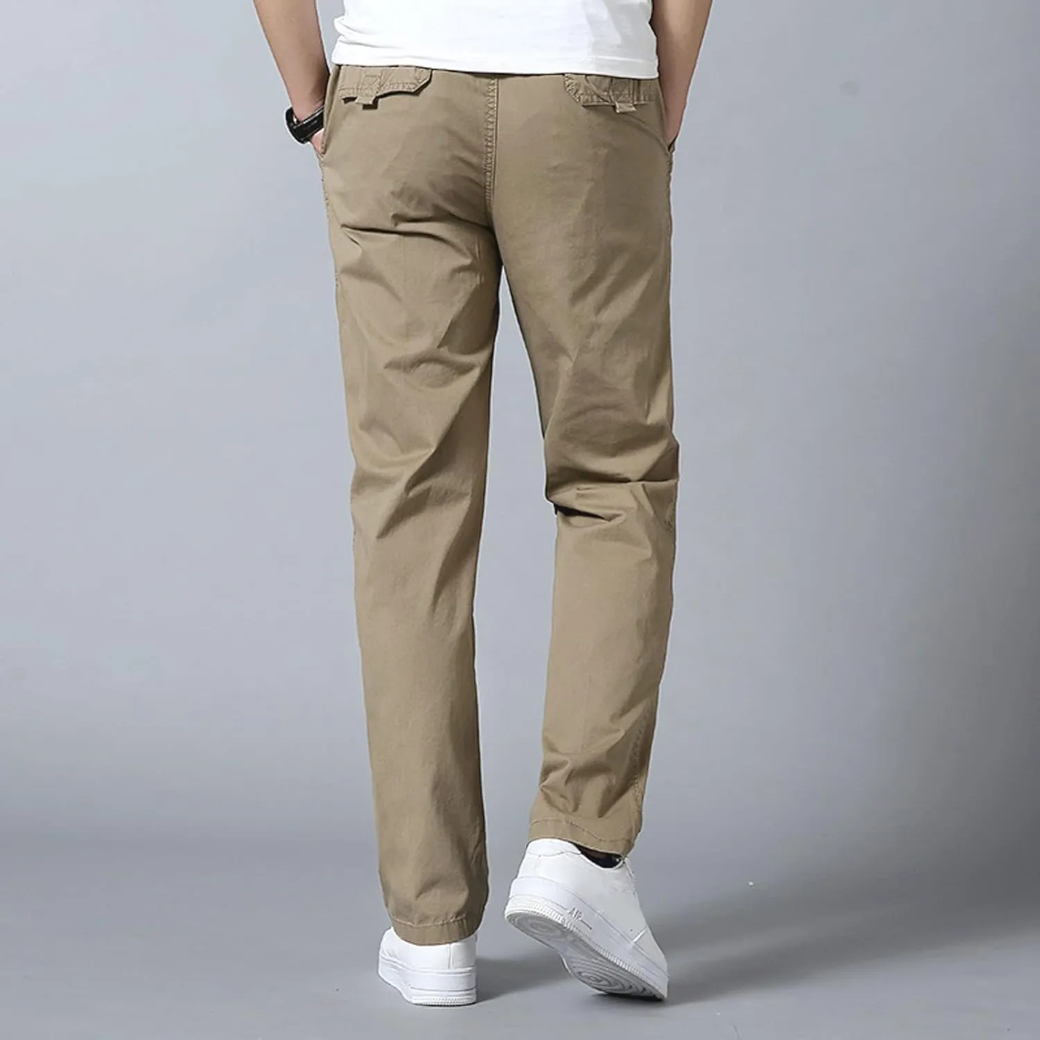 Cargo Pants for Men Baggy Casual Joggers Slim Fit Trousers Sweatpants 2023 Men's Heavyweight Cargo Fleece Sweatpants