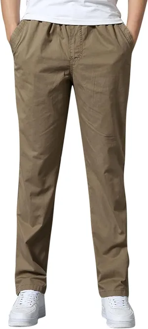 Cargo Pants for Men Baggy Casual Joggers Slim Fit Trousers Sweatpants 2023 Men's Heavyweight Cargo Fleece Sweatpants