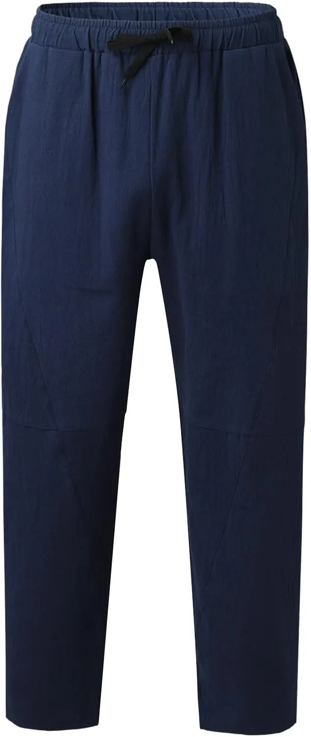 Cargo Pants for Men Relaxed Fit Pockets Men Splicing Printed Overalls Casual Pocket Sport Work Casual Trouser Pants