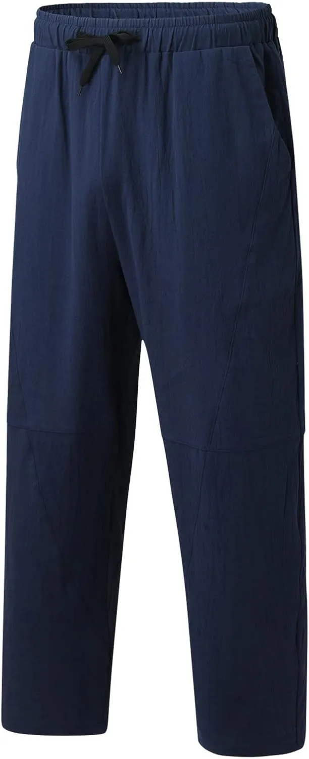 Cargo Pants for Men Relaxed Fit Pockets Men Splicing Printed Overalls Casual Pocket Sport Work Casual Trouser Pants
