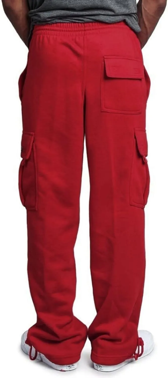 Cargo Pants for Men Relaxed Fit Pockets Men's Graphic Sweatpants Athletic Gym Running Workout Pants Drawstring Jogger