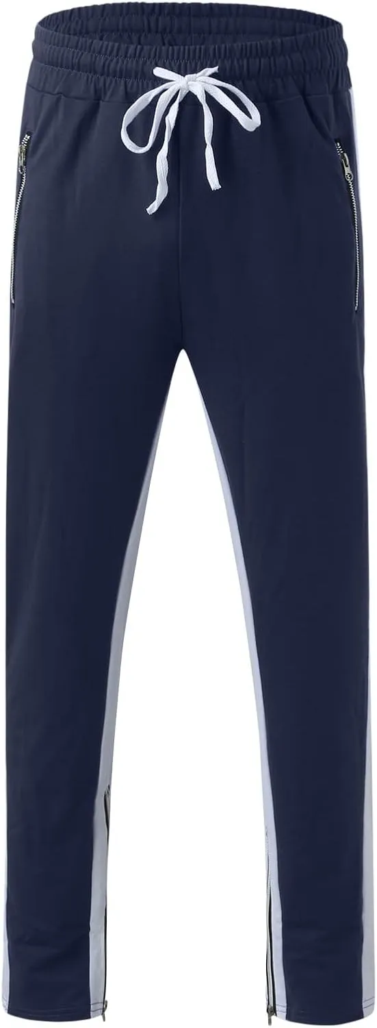 Cargo Sweatpants for Men Tactical Pants Lightweight Hiking Workout Jogger Mens Streetwear Reflective Tactical Track