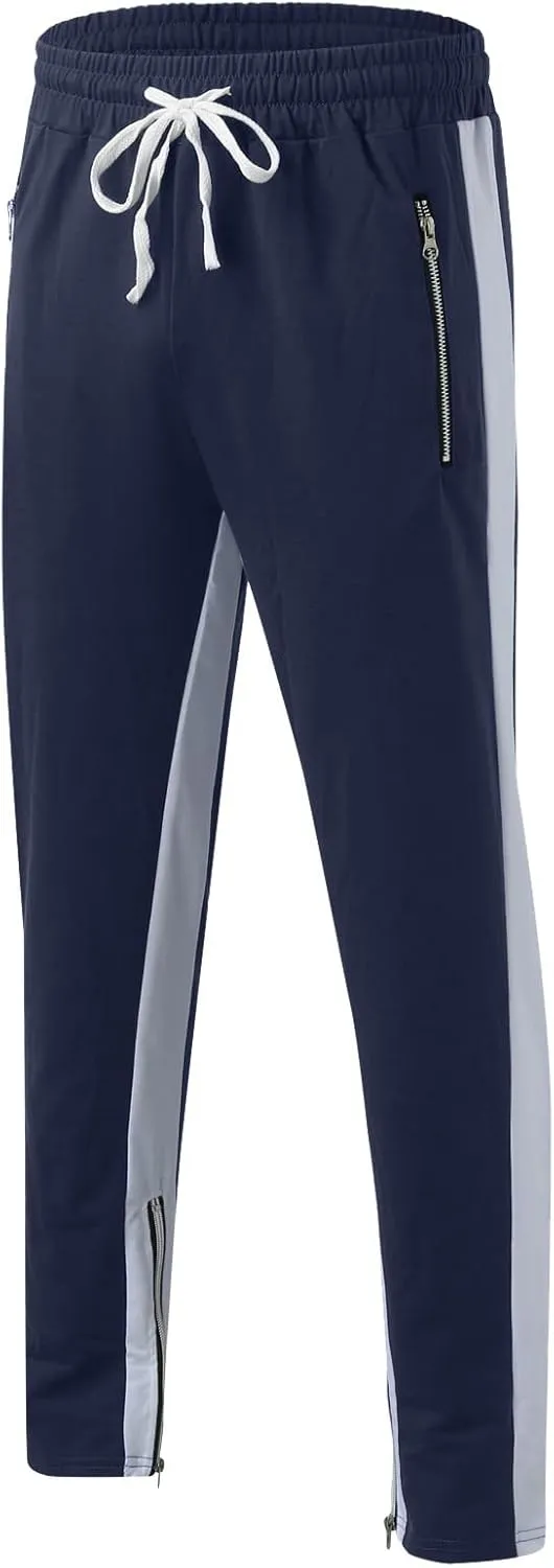 Cargo Sweatpants for Men Tactical Pants Lightweight Hiking Workout Jogger Mens Streetwear Reflective Tactical Track