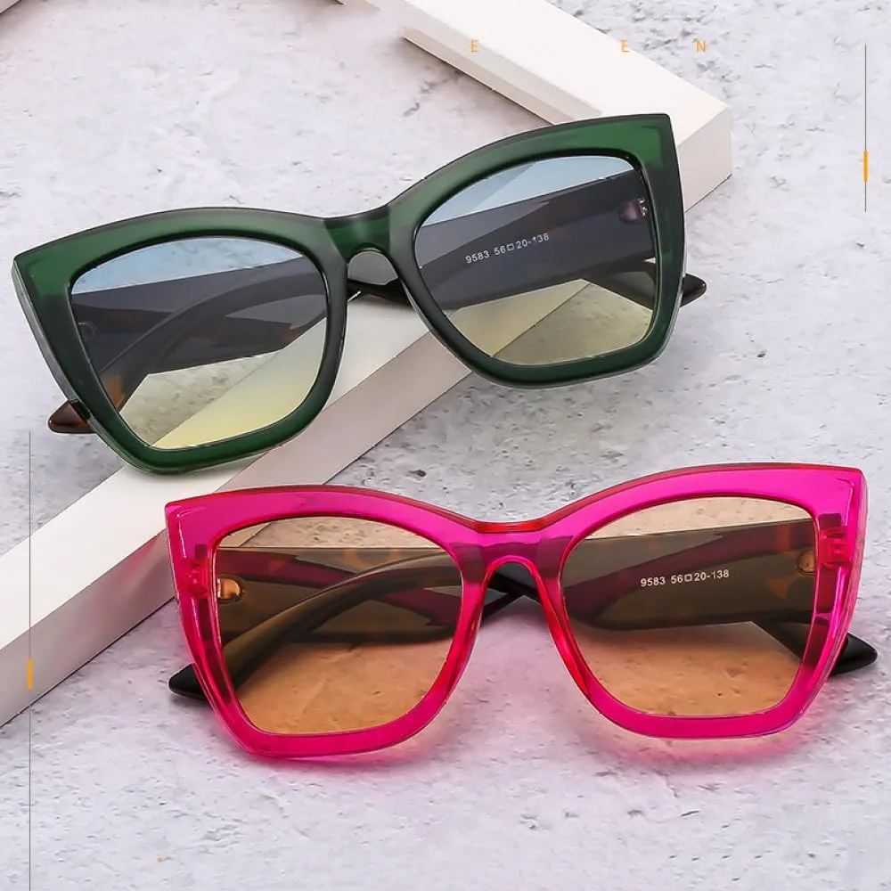 Cat Eye Sunglasses Men Women Sun Glasses Travel Shades Vintage Retro UV400