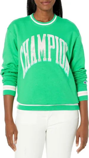 Champion Midweight Crew, Oversized, Women's Sweatshirts