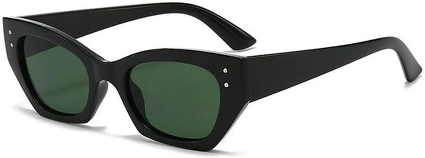 COTIA Fashion Classic Cat Eye Sunglasses for Women Men Vintage Travel Small Polygon Cat-eye Sun Glasses