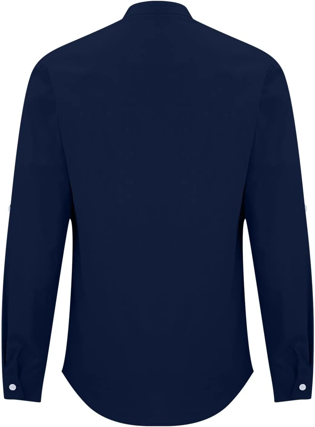 Cotton Linen Cargo Shirts Mens Long Sleeve Buttons V-Neck Henley Overshirt Lightweight Hiking Camping Fishing Shirts