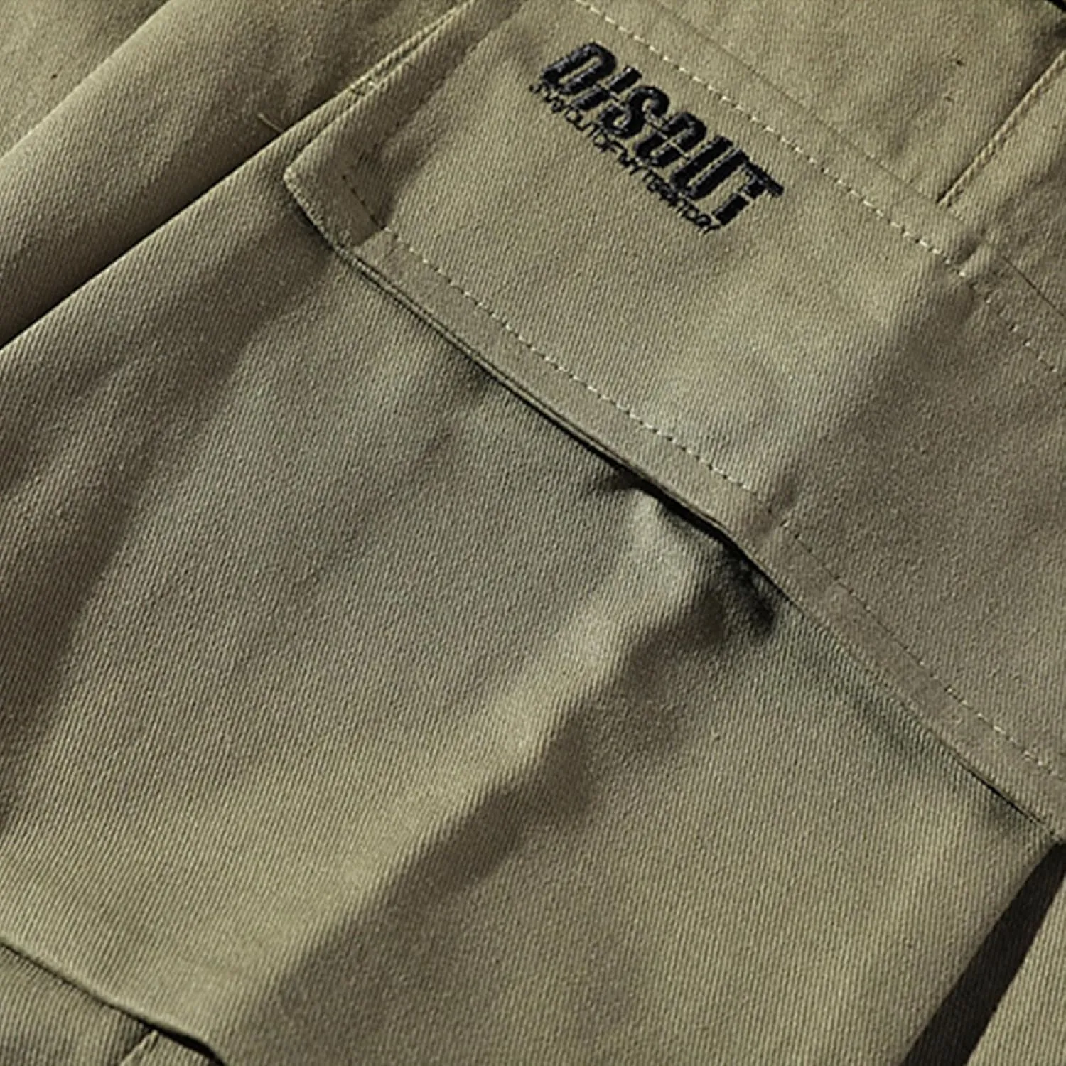 Dgoopd Mens Cargo Pants Slim Fit Casual Cargo Sweatpants Waist Drawstring Joggers Hiking Tactical Pants