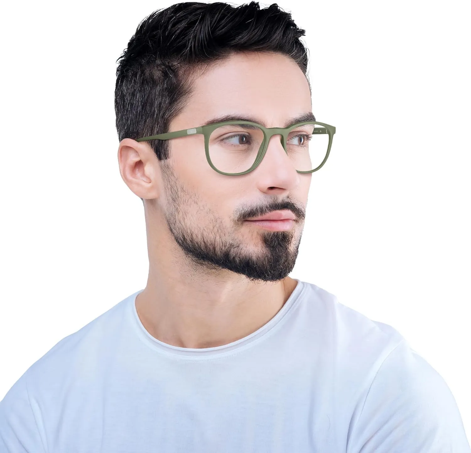Emporio Armani Men's Ea3229 Round Prescription Eyewear Frames