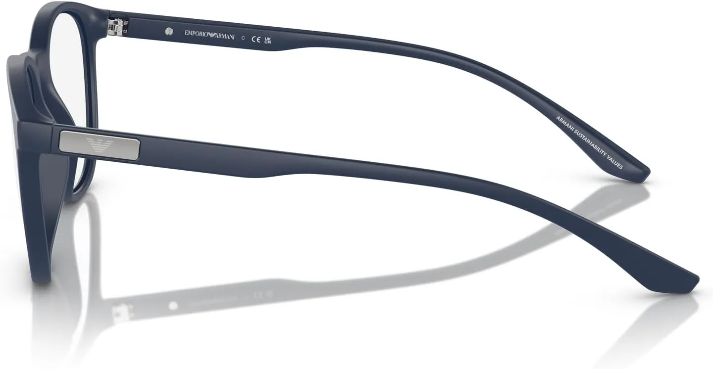 Emporio Armani Men's Ea3229 Round Prescription Eyewear Frames