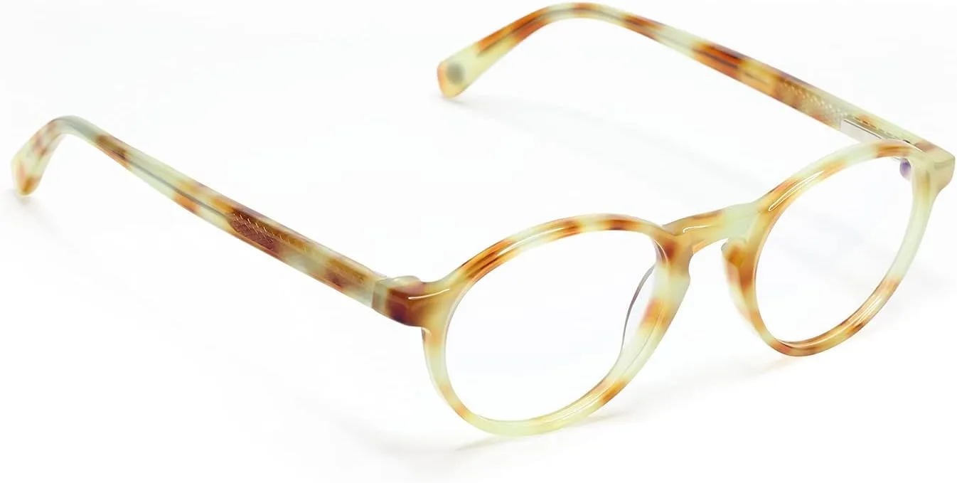 eyebobs - Board Stiff (Narrow) | Premium Reading Glasses for Men and Women | Round Frame for Narrow Faces | Sizes 0.0x - 4.0x