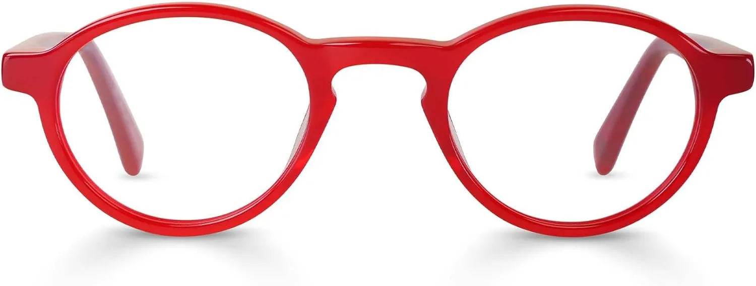 eyebobs - Board Stiff (Narrow) | Premium Reading Glasses for Men and Women | Round Frame for Narrow Faces | Sizes 0.0x - 4.0x