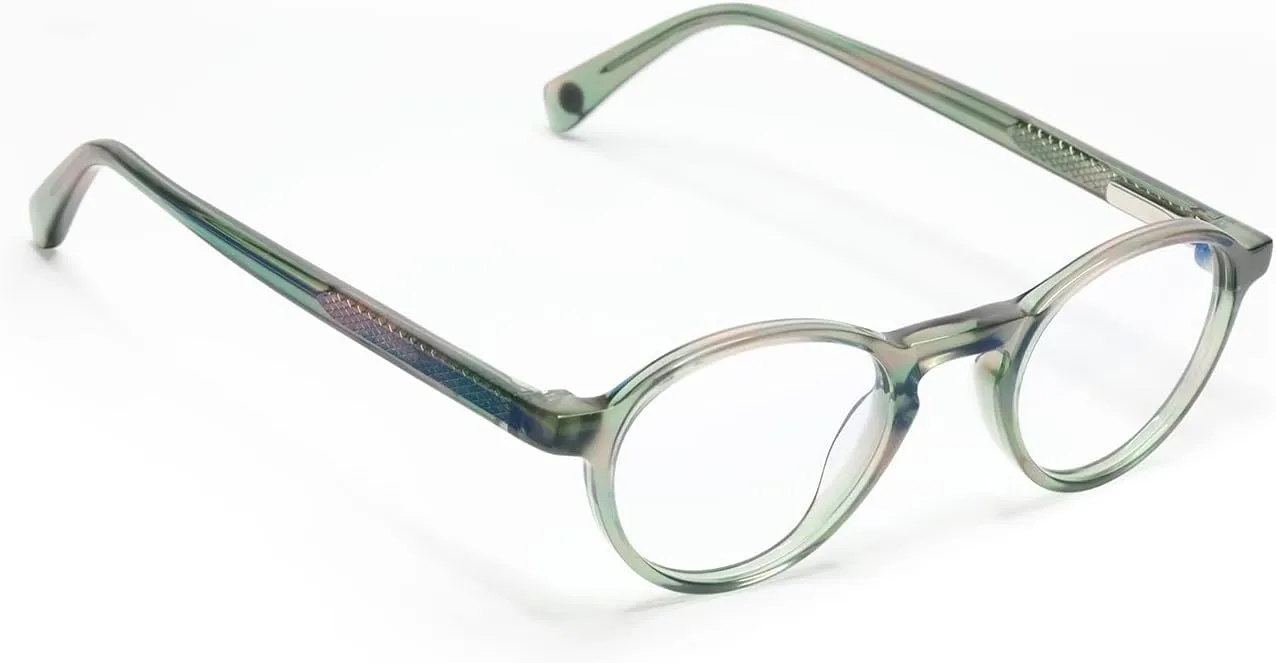 eyebobs - Board Stiff (Narrow) | Premium Reading Glasses for Men and Women | Round Frame for Narrow Faces | Sizes 0.0x - 4.0x