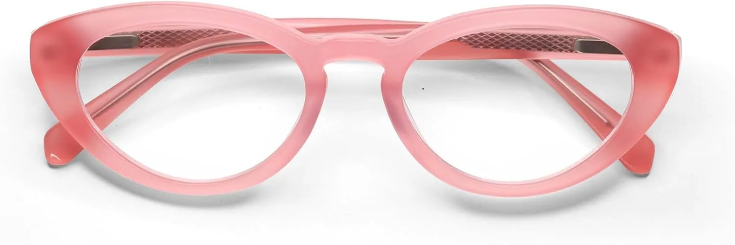 eyebobs - Fat Cat | Premium Reading Glasses for Men and Women | Round Frame for Narrow Faces | Available in 0.0x - 4.0x