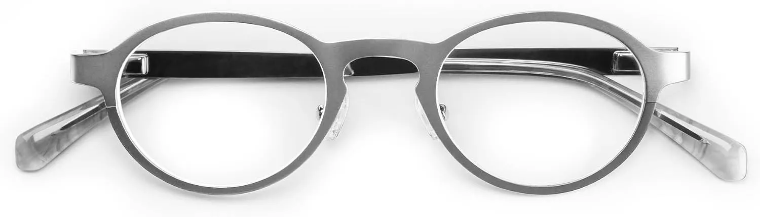 eyebobs - Hard Wear | Premium Reading Glasses for Men and Women | Round Frame for Narrow Faces | Available in 0.0x - 4.0x
