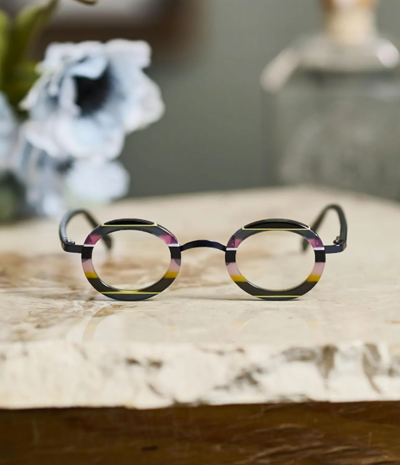 eyebobs - Pinhead | Premium Reading Glasses for Men and Women | Round Frame for Narrow Faces | Available in 0.0x - 4.0x