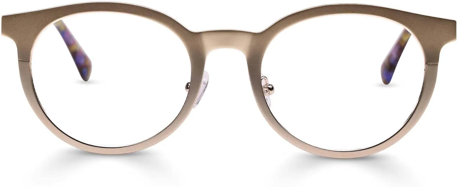 eyebobs - Steely Special | Premium Reading Glasses for Men and Women | Round Frame for Average Faces | Available in 0.0-4.0