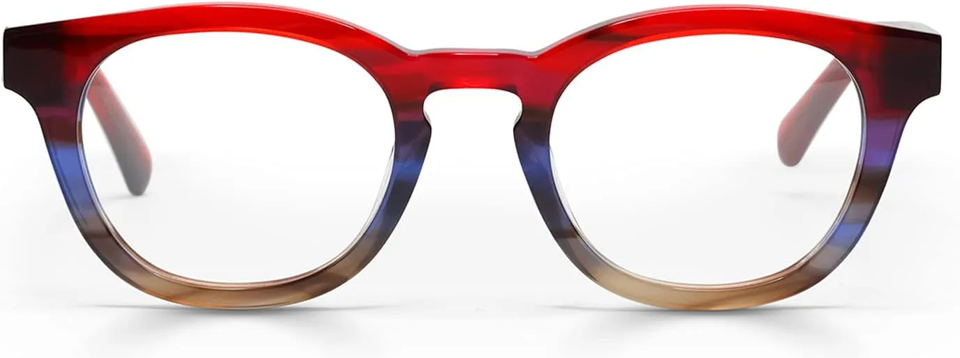 eyebobs - Waylaid | Premium Reading Glasses for Men and Women | Round Frame for Average Faces | Available in 0.0x - 4.0x