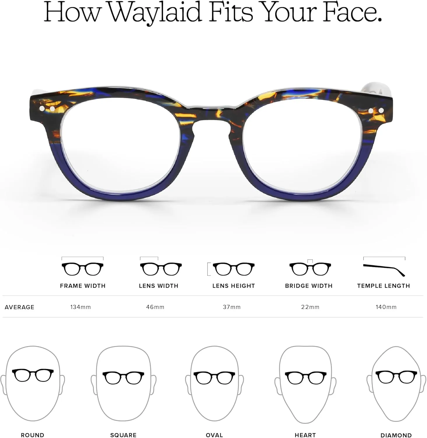 eyebobs - Waylaid | Premium Reading Glasses for Men and Women | Round Frame for Average Faces | Available in 0.0x - 4.0x