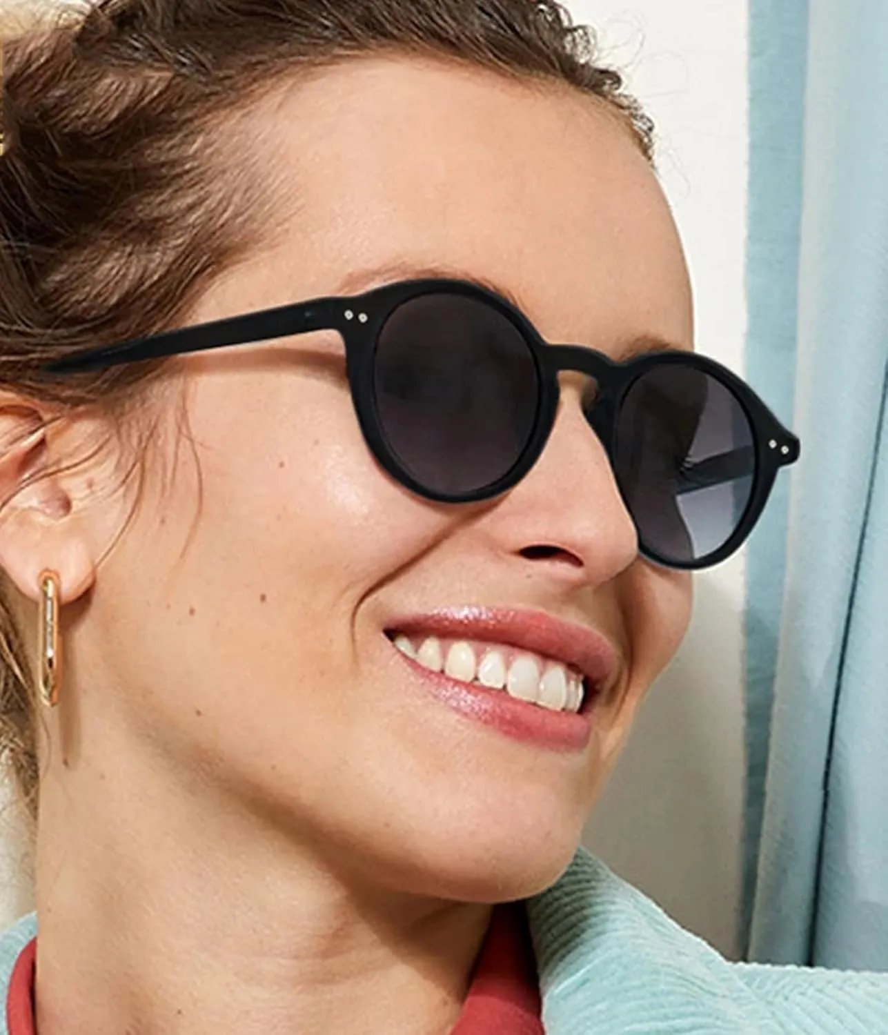 EYLRIM Classic Polarized Round Sunglasses for Women Men Vintage Style Lightweight Circle Frame Sun Glasses