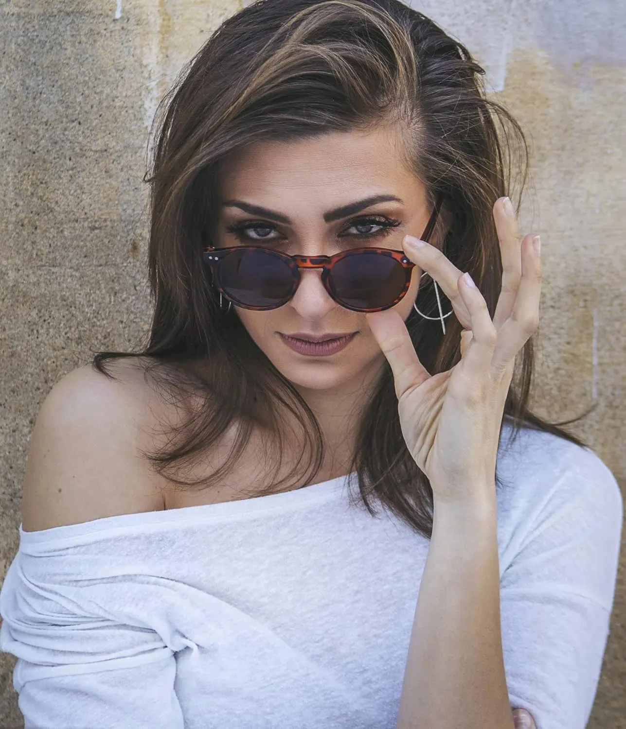EYLRIM Classic Polarized Round Sunglasses for Women Men Vintage Style Lightweight Circle Frame Sun Glasses