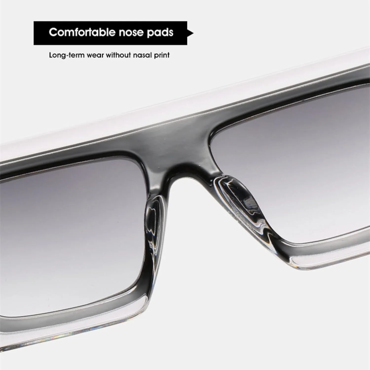 Fashion Big Frame Women Men Sun Glasses Vintage Outdoors Travel Shades Uv400