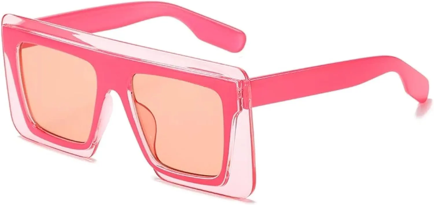 Fashion Big Frame Women Men Sun Glasses Vintage Outdoors Travel Shades Uv400
