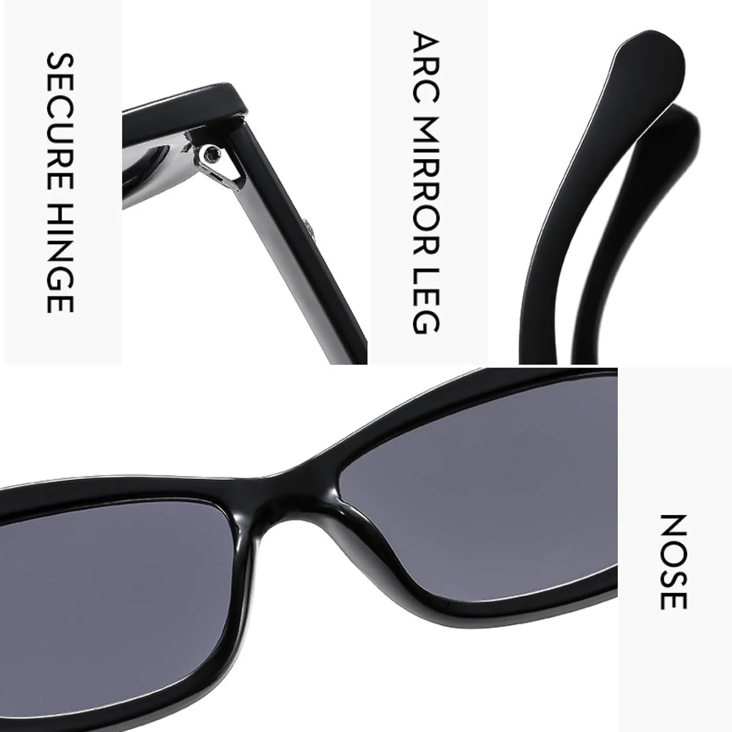 Fashion Classic Vintage Small Rectangle Sunglasses Men Women Trend Luxury Outdoor Travel Driving Sun Glasses Uv400