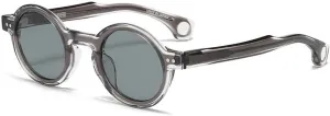 Fashion Luxury Acetate Round Sunglasses for Men and Women Outdoor Travel Fishing Protection Trend