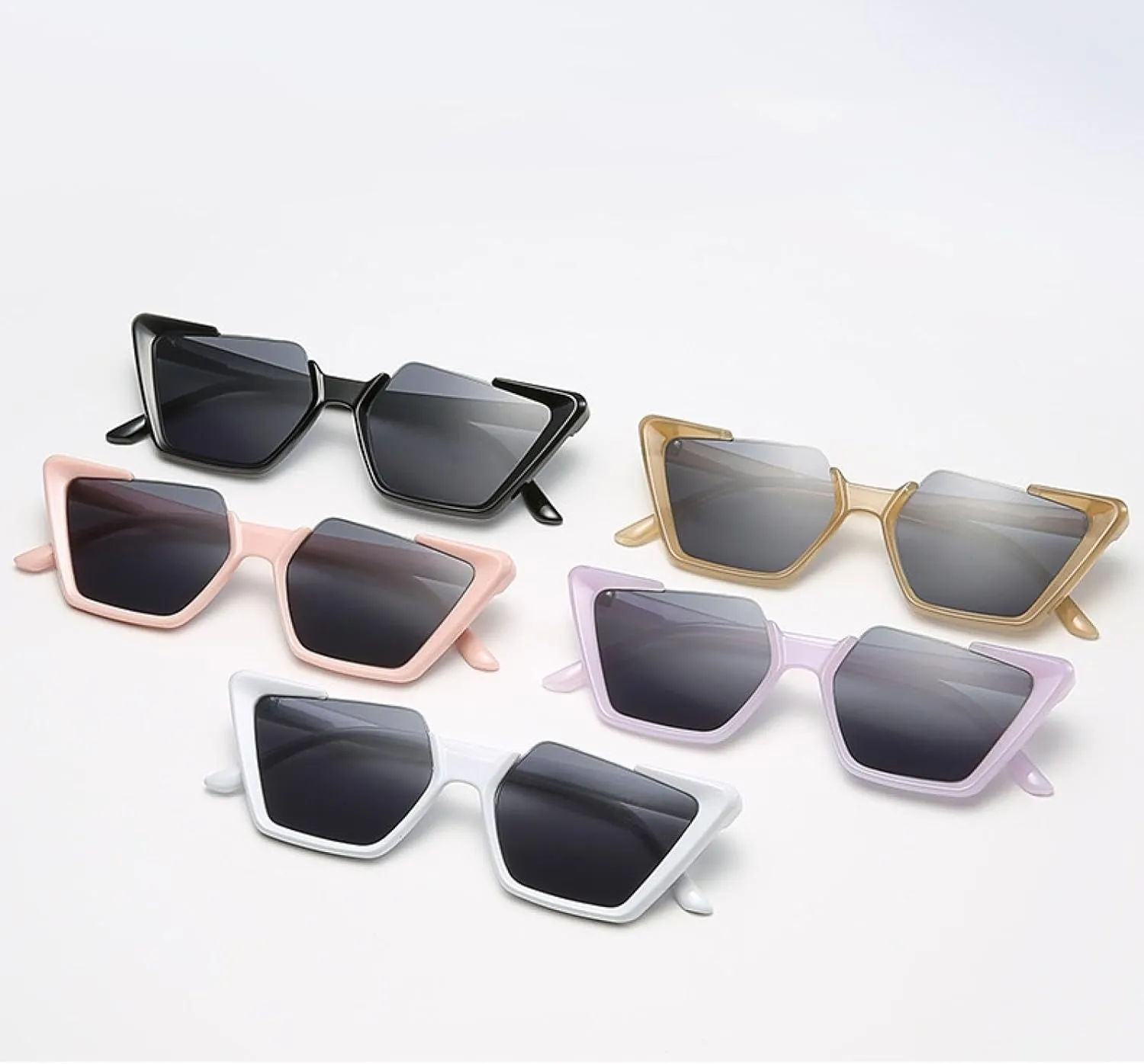 Fashion Luxury Cat Eye High End Sunglasses Women's Trend Outdoors Travel Driving Sunglasses Uv400