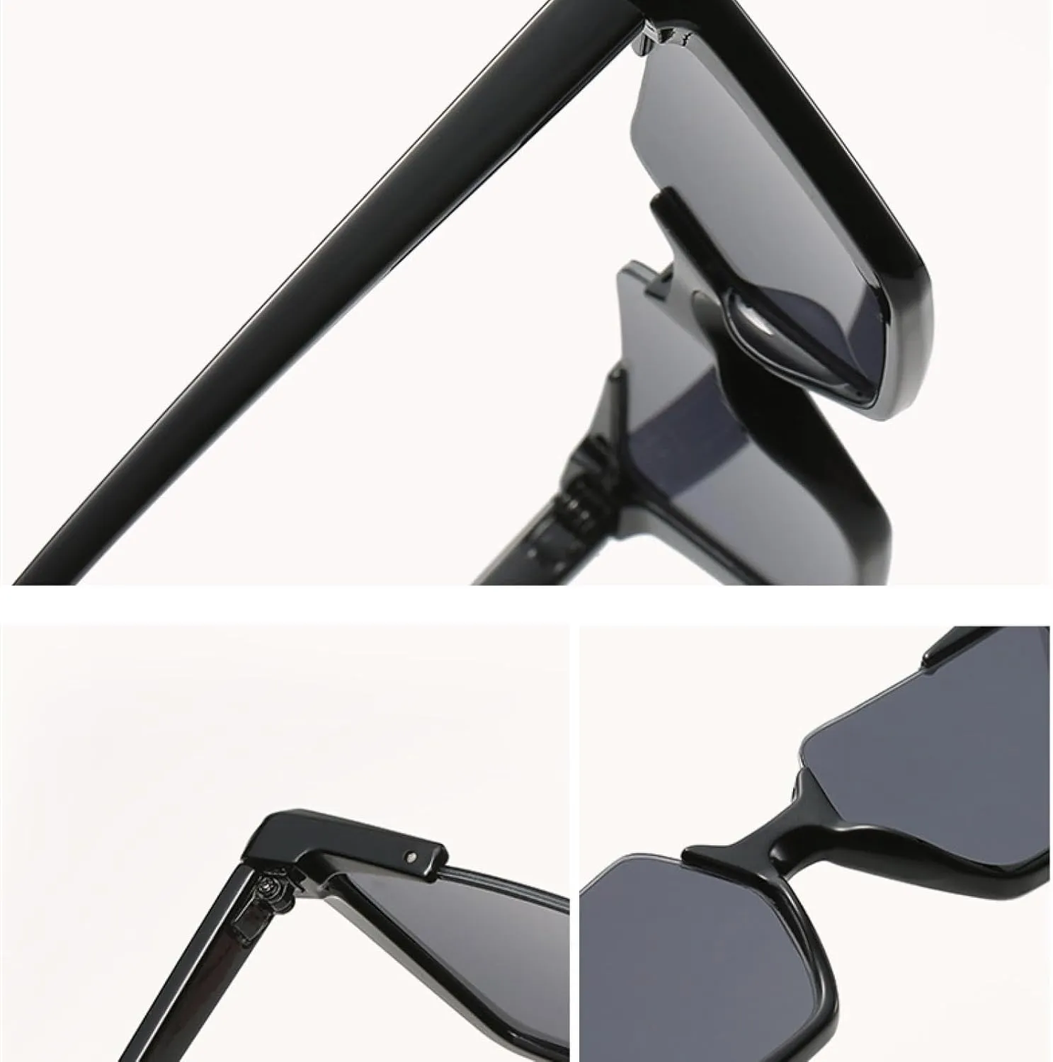Fashion Luxury Cat Eye High End Sunglasses Women's Trend Outdoors Travel Driving Sunglasses Uv400