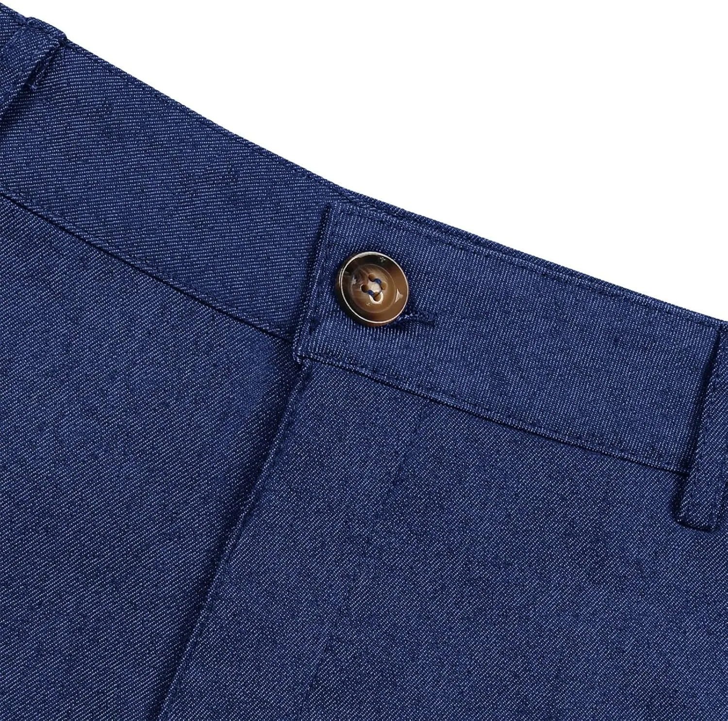 Fashion Stretch Dress Mens Casual Pants Slim Fit Skinny Business Suit Pants Straight Leg Lightweight Golf Trousers