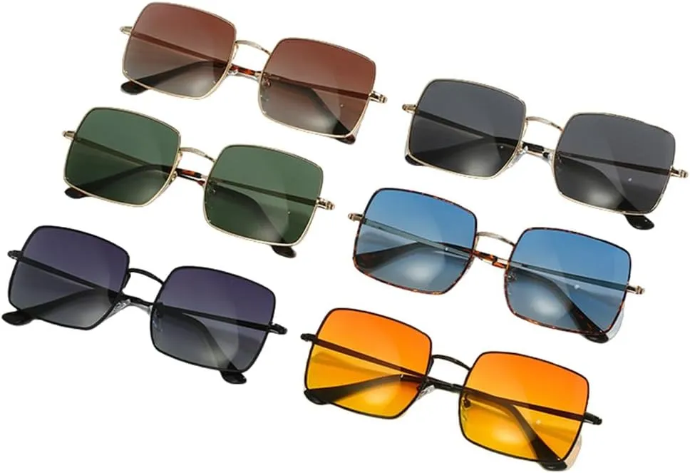 Fashion Sunglasses Men Vintage Metal Sun Glasses For Women Retro Travel UV400 Eyewear