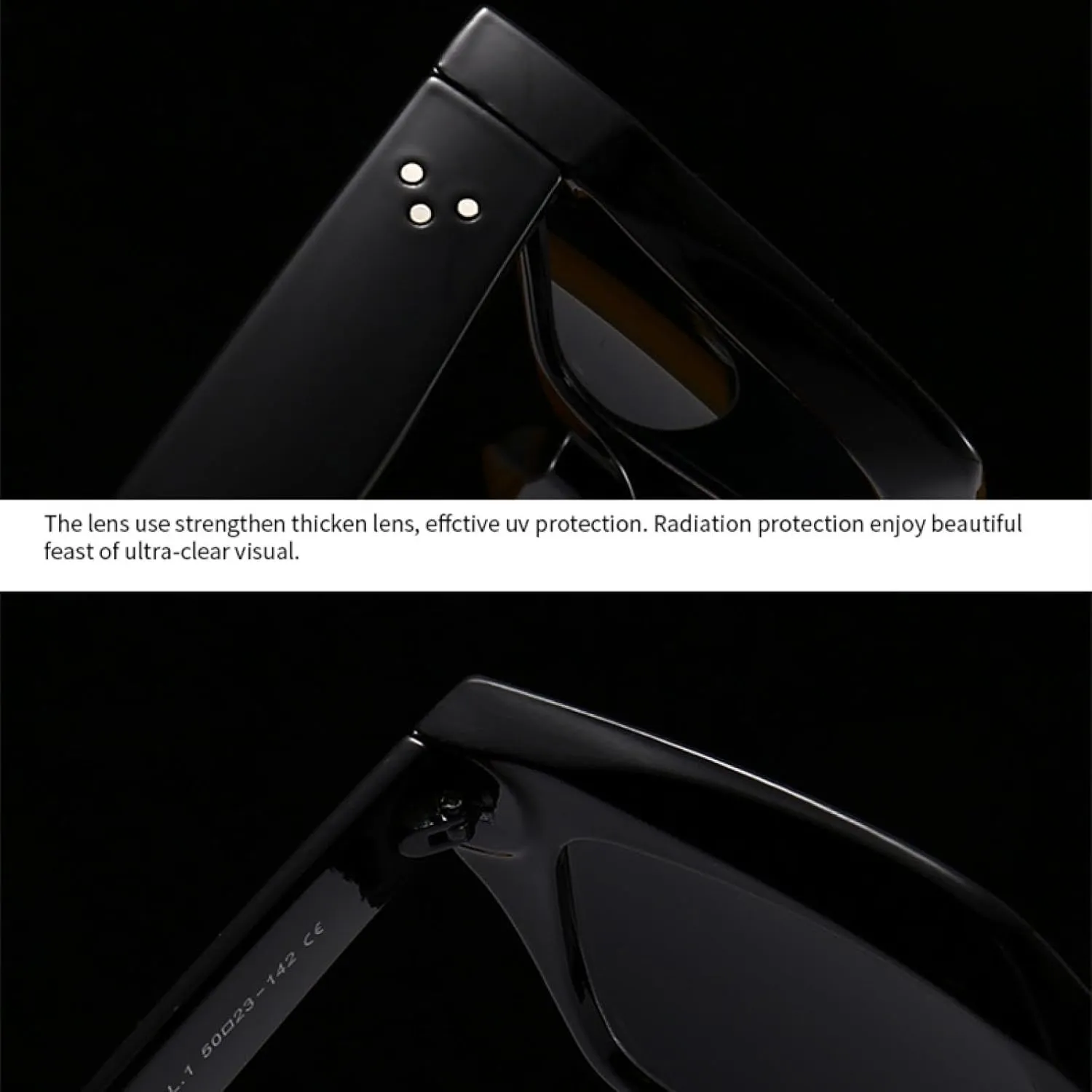 Fashion Vintage Big Frame Women Men Travel Luxury Sun Glasses Oversized Shades Uv400