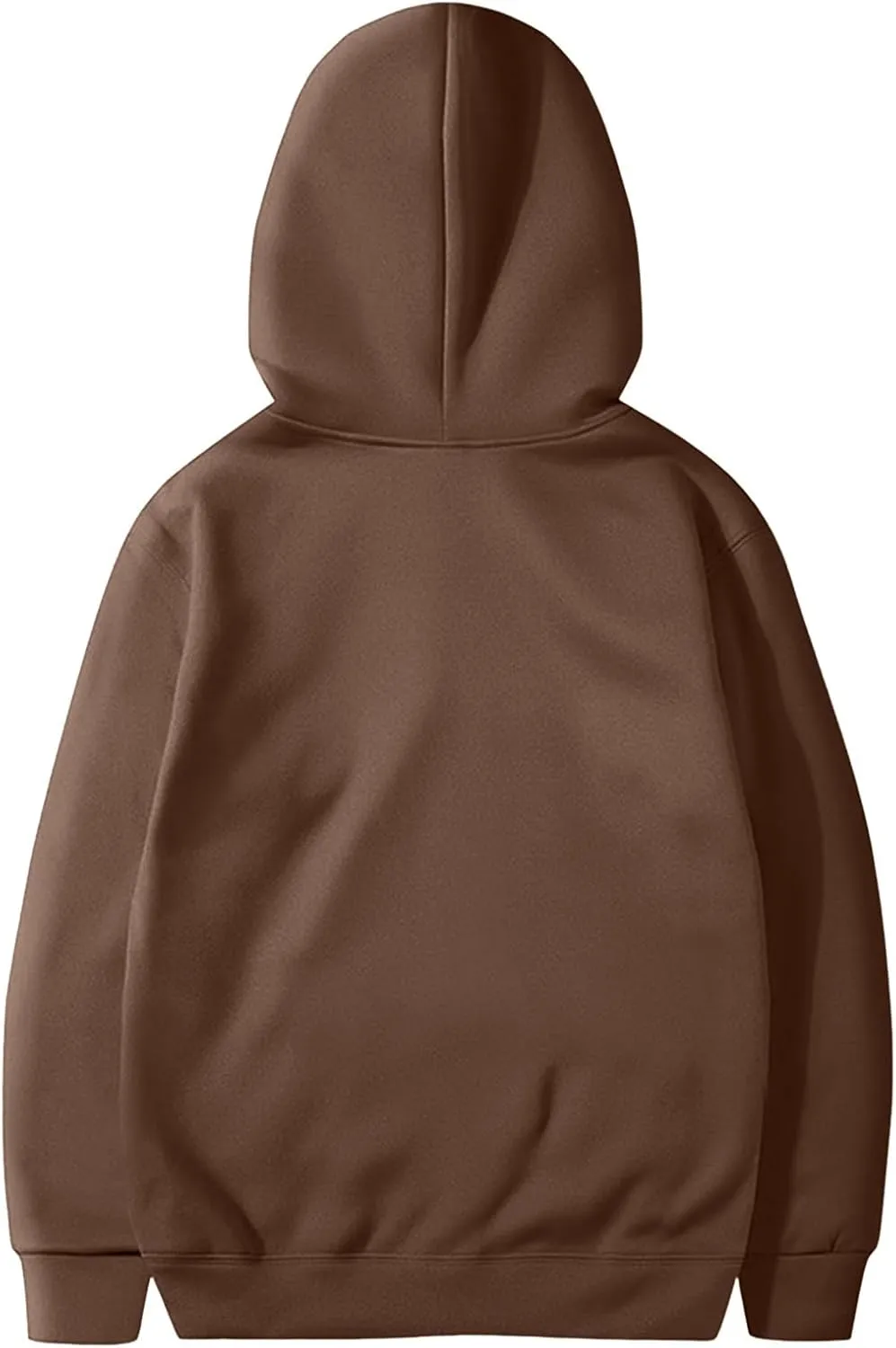 Fxbar Men's Zip-up Hooded Sweatshirts Full-Zip Hoodie Long Sleeve Solid Color Drawstring Casual Hoodies for Men