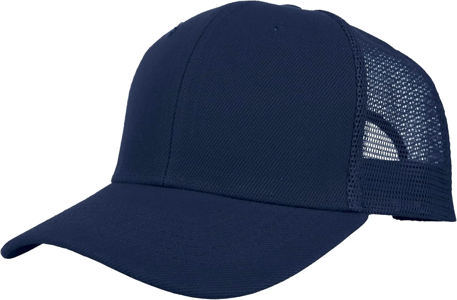 Gelante Mesh Trucker Baseball Cap Snapback Hat Structured Front Panel