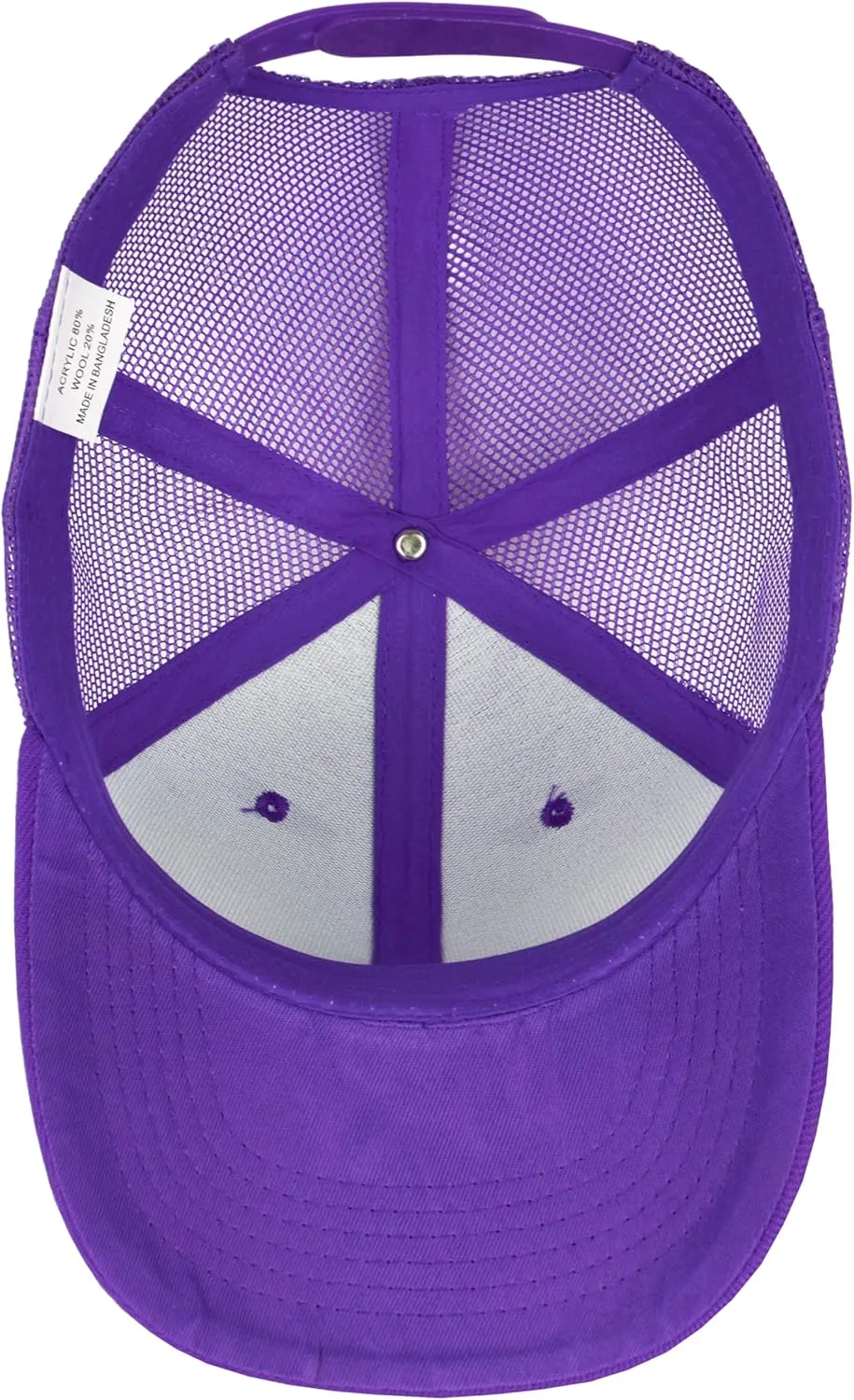 Gelante Mesh Trucker Baseball Cap Snapback Hat Structured Front Panel